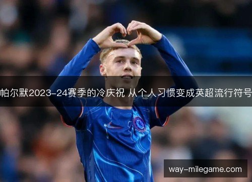 帕尔默2023-24赛季的冷庆祝 从个人习惯变成英超流行符号